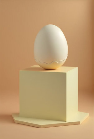 Podium for product advertisement , restaurant menus or new makeup product ads with beautiful...