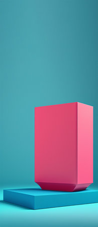 Podium for product advertisement or restaurant menus minimalist designの写真素材