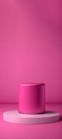 Podium for product advertisement or restaurant menus minimalist designの写真素材