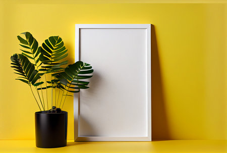 Empty picture frame with copy space for quotes, products, photos