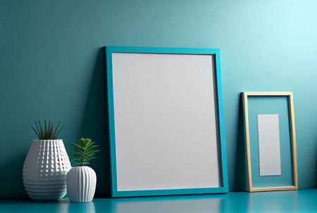 Empty picture frame with copy space for quotes, products, photos