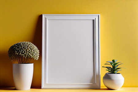 Empty picture frame with copy space for quotes, products, photos