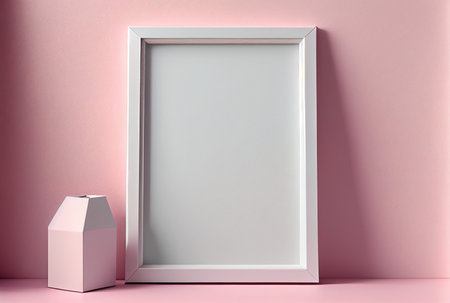 Empty picture frame with copy space for quotes, products, photos
