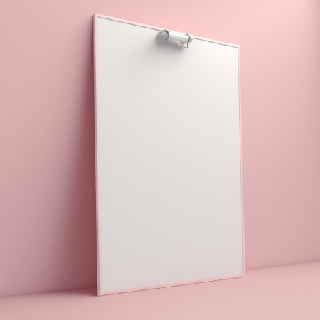 Empty frame with copy space for quotes or products 3d illustratedの写真素材