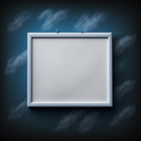 Empty frame with copy space for quotes or products 3d illustratedの写真素材