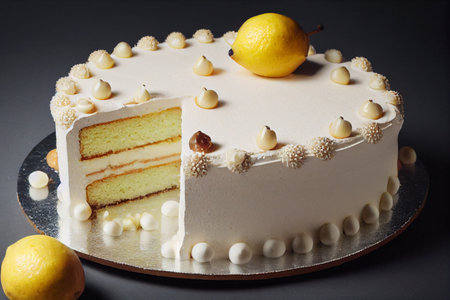 Delicious lemon cake, Gluten free cake, lemon cake with ingredient