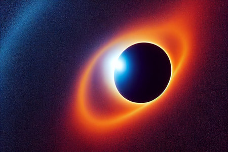 Vertical shot of birth of a star
