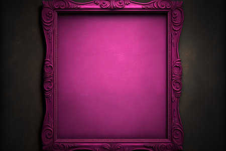 Vertical shot of Empty picture frame with copy space for quotes, products, photos