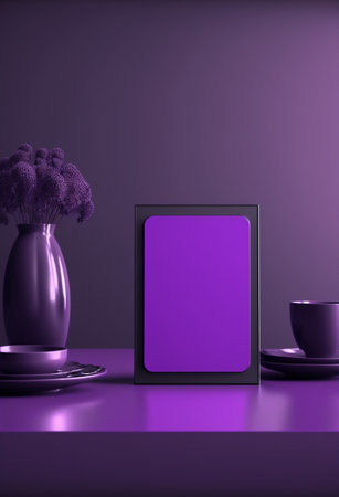 Podium for valentine day product advertisement or restaurant menus with minimalist objects valentine...
