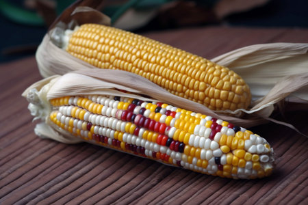 Delicious fresh cornの素材