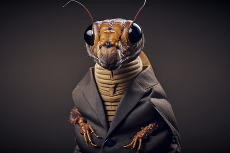 Termite in suit, spirit animalの素材