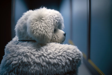Portrait of a cute dogの素材