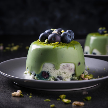 Delicious blueberries cakeの素材