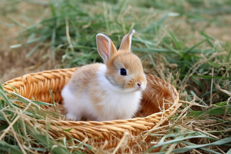 Cute easter bunnyの素材