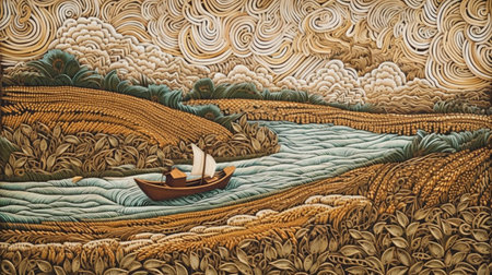 Beautiful magical landscapeの素材