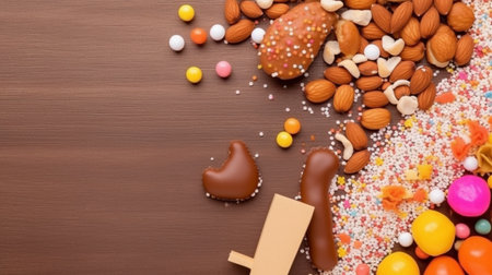 Delicious various snacksの素材