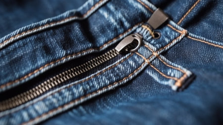 close up of a blue jeansの素材