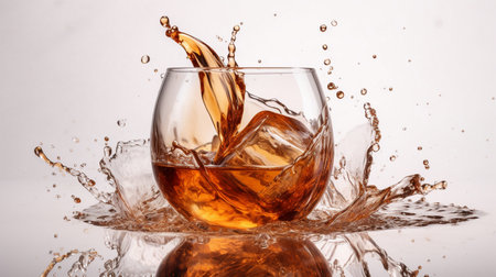 glass of whiskeyの素材