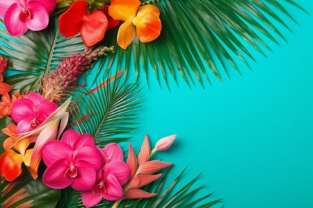 Beautiful vacation island themeの素材