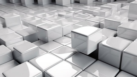 abstract cube backgroundの素材