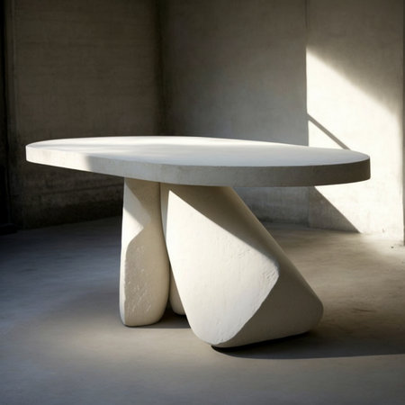 Podium for product advertisement or restaurant menus with beautiful backgroundの素材