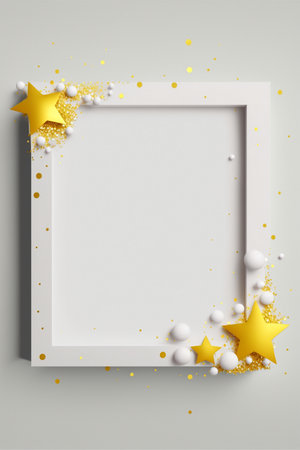 Empty picture frame with copy space for quotes, products, photosの素材