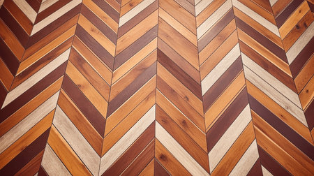 vintage chevron wooden texture floorの素材