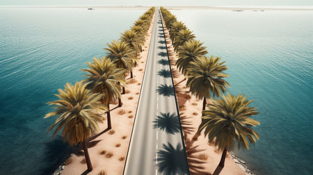 Beautiful island at summerの素材