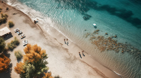 Beautiful island at summerの素材
