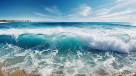 Beautiful clean ocean waterの素材