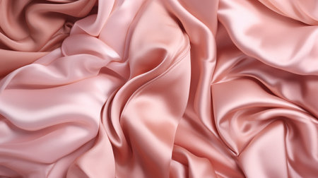 Beautiful red satin fabricの素材