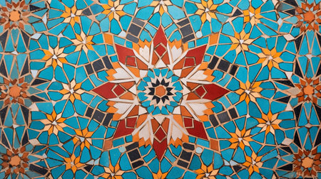 Arabic pattern background oriental islamic ornamentの素材