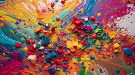 Colored paint backgroundの素材