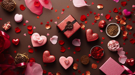 valentines day backgroundの素材