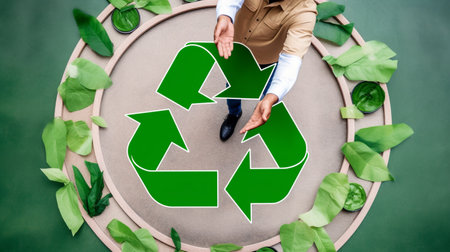 Sustainable strategy approach to eliminate wasteの素材