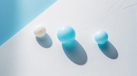 Minimal abstract light blue background for product advertesimentの素材