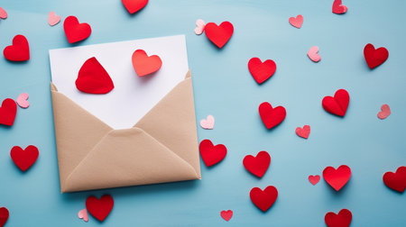 Valentine day greeting conceptの素材