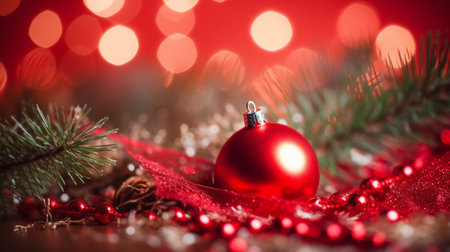 Christmas background with xmas tree and sparkleの素材