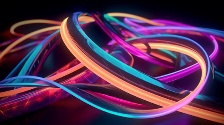 abstract colorful background illuminatedの素材