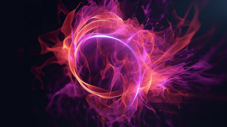 Beautiful abstract futuristic dark backgroundの素材