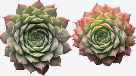 three different succulentsの素材