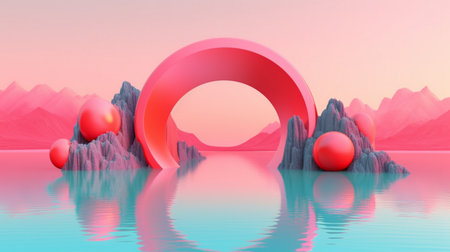 abstract panoramic backgroundの素材