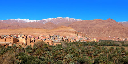 Morocco's Atlas Mountainsの写真素材
