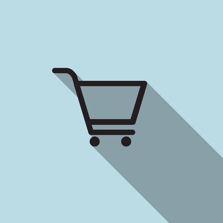 Cart icon. Vector illustrationのイラスト素材