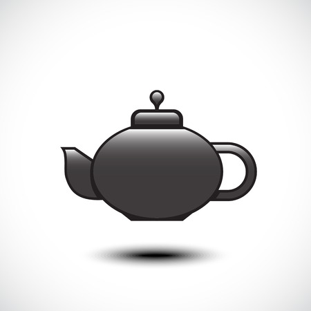 Tea pot iconのイラスト素材
