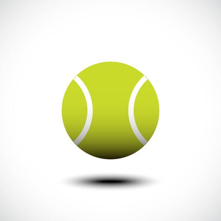 Tennis ball vectorのイラスト素材