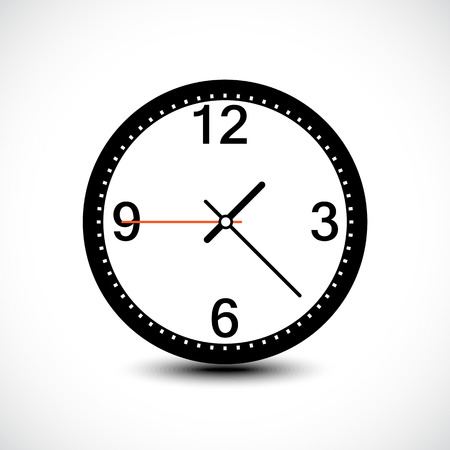 Time icon. Vector illustrationのイラスト素材