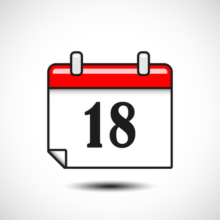 Calendar Icon. Vector Illustrationのイラスト素材