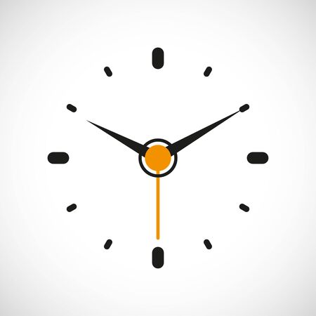 Time icon. Vector illustrationのイラスト素材