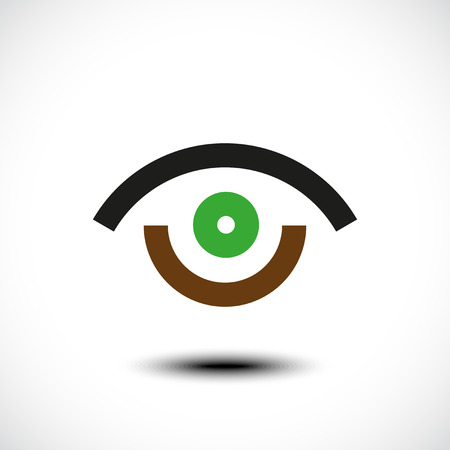 Eye icon. Vector illustrationのイラスト素材